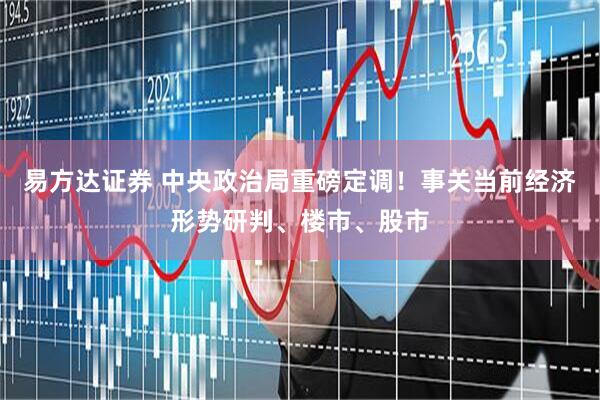 易方达证券 中央政治局重磅定调！事关当前经济形势研判、楼市、股市
